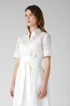 Daria Broderie A Line Dress*Jasper Conran Sale