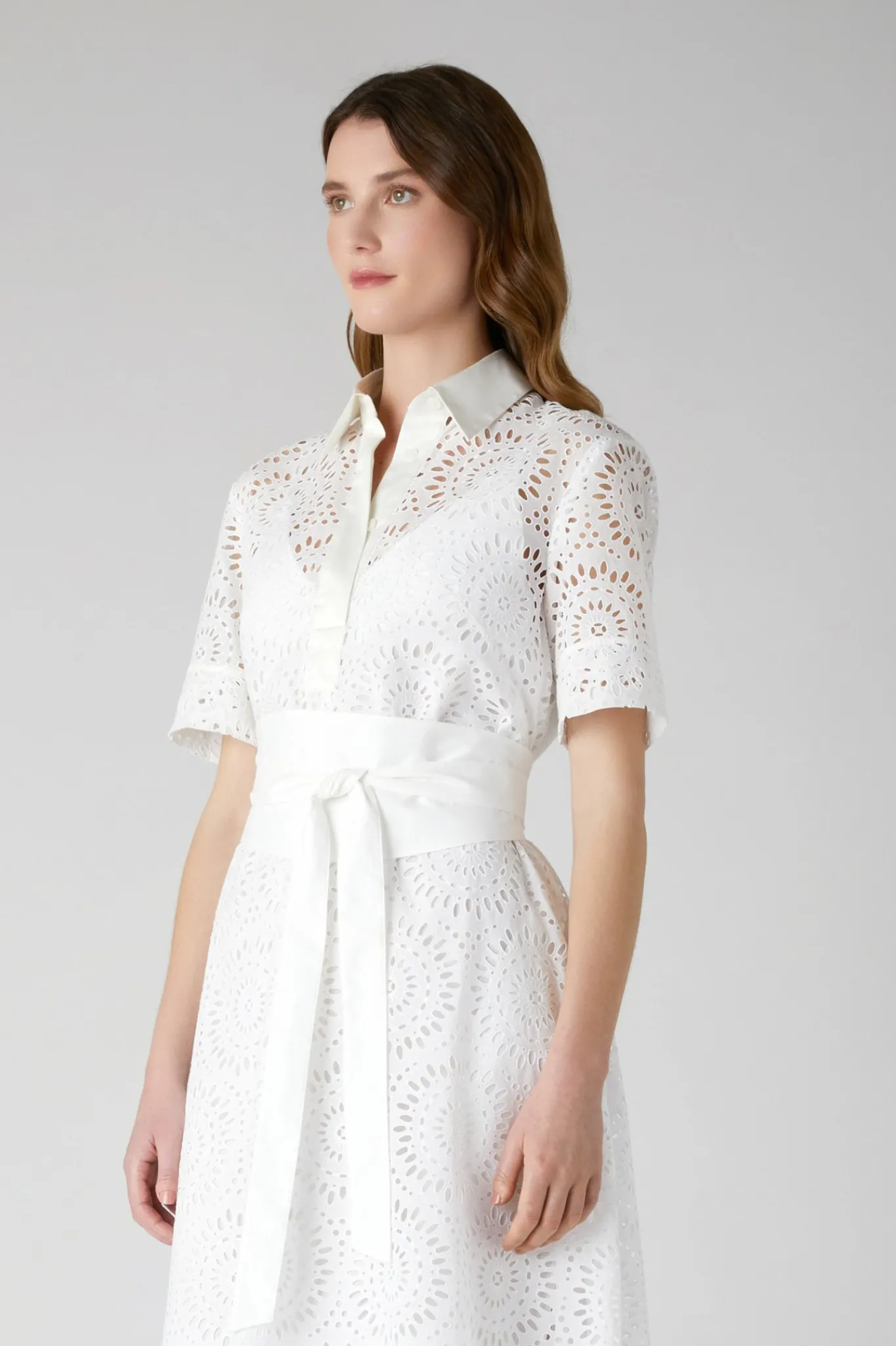 Daria Broderie A Line Dress*Jasper Conran Sale