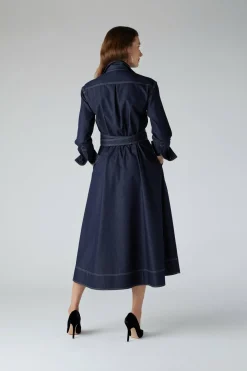 Ella Denim Full Skirt Shirt Dress*Jasper Conran Shop