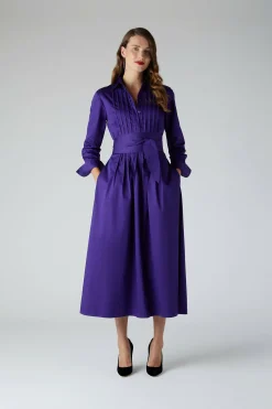 Emily Pintuck Full Skirt Shirt Dress*Jasper Conran Clearance