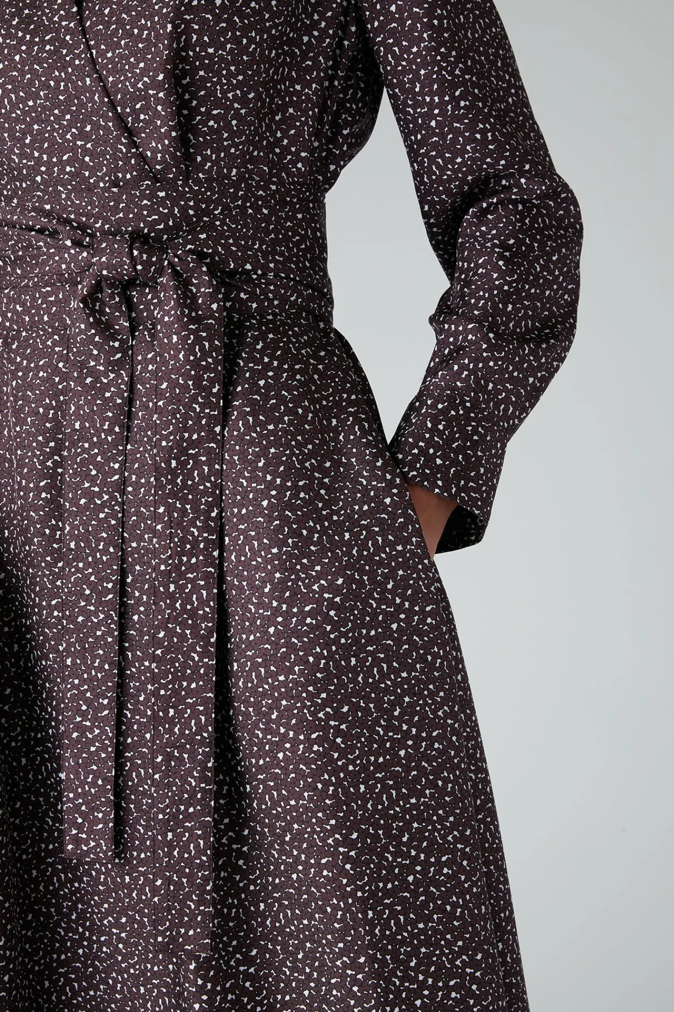 Emma Full Skirt Printed Silk Wrap Dress*Jasper Conran Shop