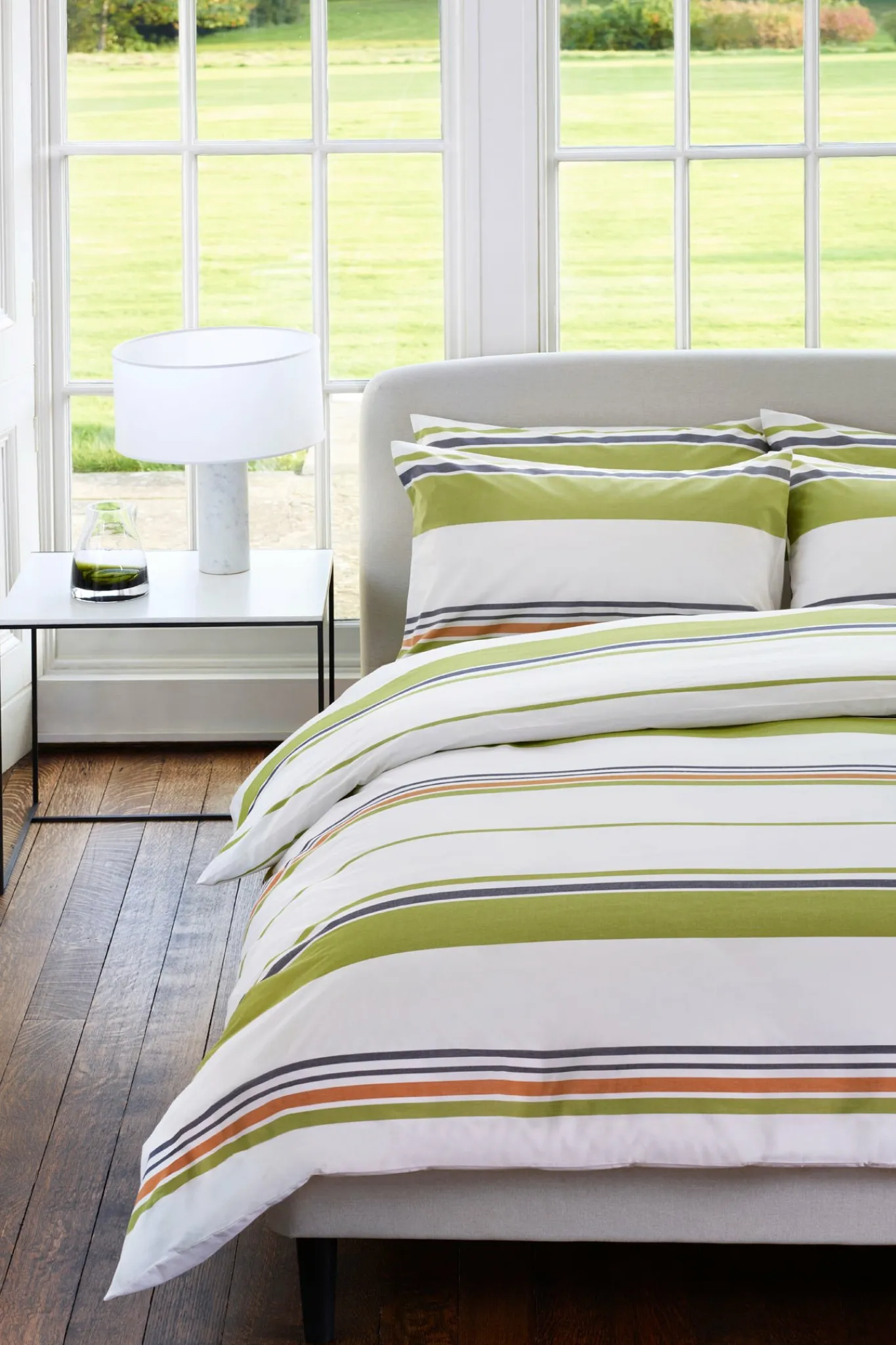 Multi Stripe Percale Duvet Set*Jasper Conran Cheap