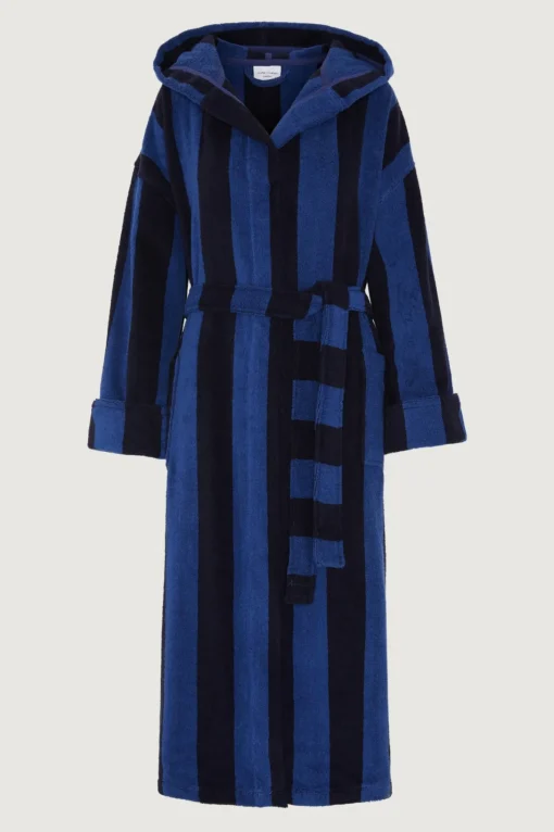Soft Lightweight Woven Stripe Hooded Robe*Jasper Conran Store