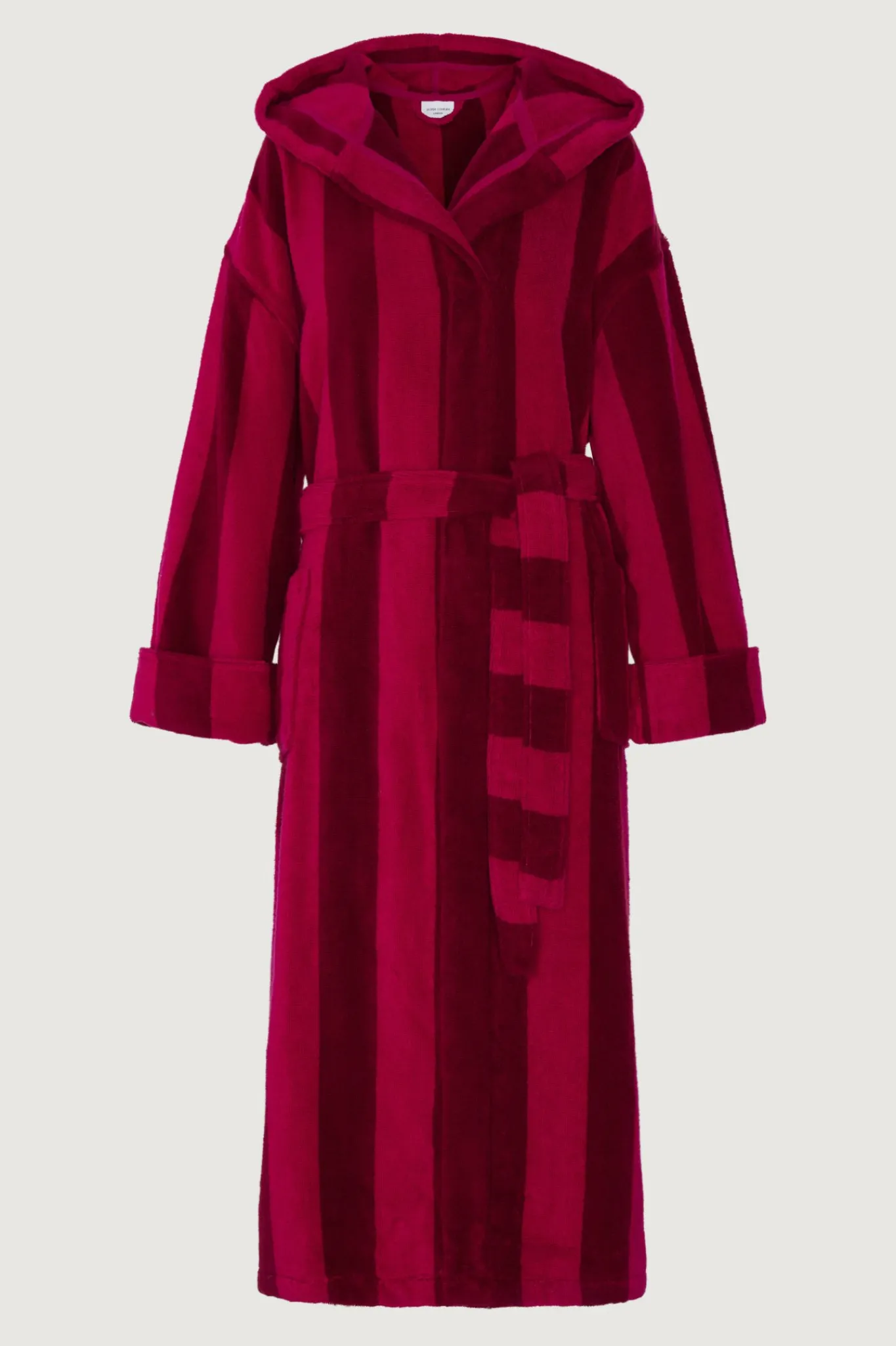 Soft Lightweight Woven Stripe Hooded Robe*Jasper Conran Store