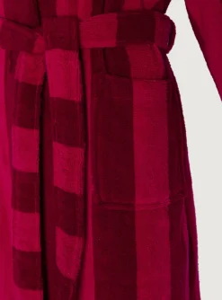Soft Lightweight Woven Stripe Hooded Robe*Jasper Conran Store